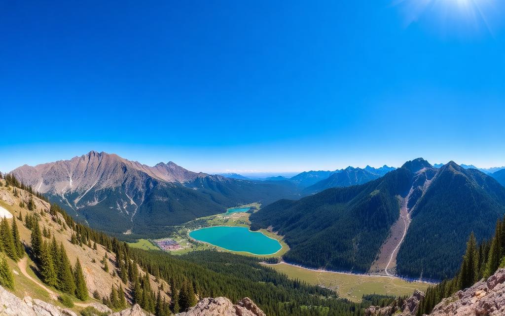 Alpine landscape in Karachay-Cherkessia